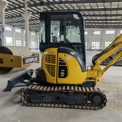Asıl Japonya PC30 Kullanılmış Komatsu Kazı makinesi PC30 Sürünen Kazı makinesi İkinci El Komatsu Hidrolik Kazı makinesi PC30