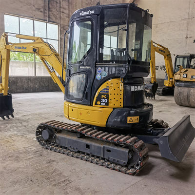 Asıl Japonya PC30 Kullanılmış Komatsu Kazı makinesi PC30 Sürünen Kazı makinesi İkinci El Komatsu Hidrolik Kazı makinesi PC30