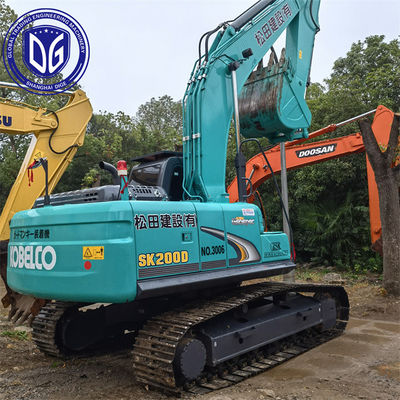 Kobelco SK200-8 Kullanılmış kazıcı Japonya'dan Gelen Düşük yakıt tüketimi İyi durumda