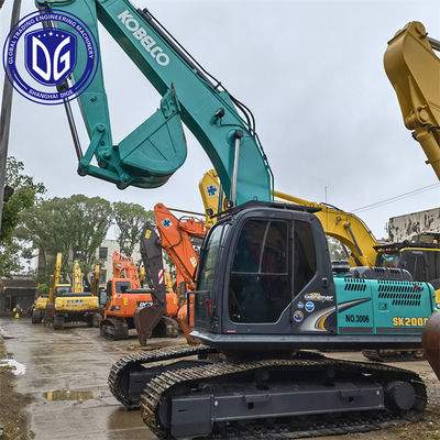 Köken Japonya SK200-8 Kullanılmış Kobelco Kazı makinesi SK200-8 Kazı makinesi İkinci el Kobelco Kazı makinesi SK200-8