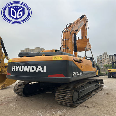 Yüksek Kapasiteli Hyundai 220 20 ton kullanılmış kazıcı Popüler Model İyi durumda