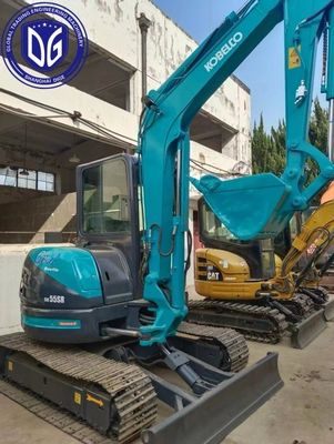 Gelişmiş Sk55 Kullanılmış Kobelco 5.5t Excavator Güçlü tahrik sistemi ile