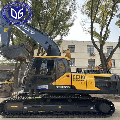 Kullanılmış Volvo EC210 21 tonluk sürünen kazıcı % 92 Yeni iyi performans ve kalite