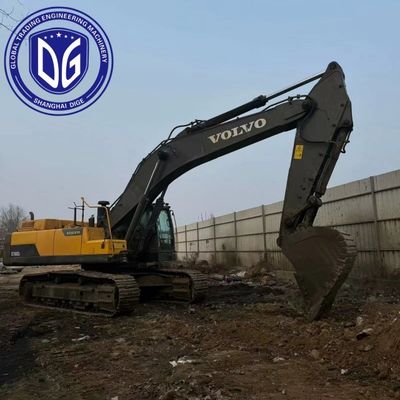 Kullanılmış Volvo EC480 48 tonluk sürünen kazıcı büyük inşaat ekipmanları iyi durumda