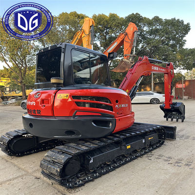 6 Ton KX163 Kullanılmış Kubota Kazı Makinesi Hidrolik Kazı Makinesi