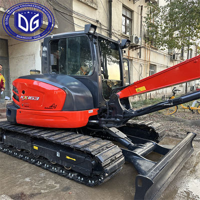 6 Ton KX163 Kullanılmış Kubota Kazı Makinesi Hidrolik Kazı Makinesi