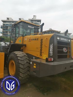 Ön uç yükleyicisi LG956L Kullanılmış SDLG yükleyicisi 17t Splendid Kullanılmış Hidrolik kazıcı yükleyicisi