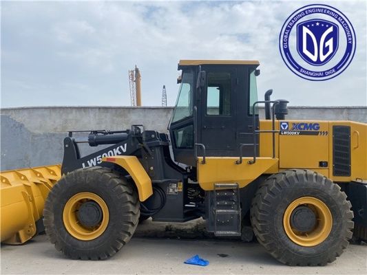 Ön uç yükleyici LW500 Kullanılmış XCMG yükleyici 17t Kullanılmış Hidrolik kazıcı yükleyici