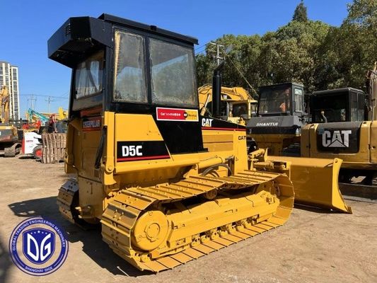 D5C Kullanılmış Caterpillar Dozer Hidrolik Buldozer 16 Ton