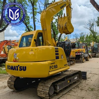 PC60-7 Kullanılmış Komatsu Kazı makinesi Mini Komatsu Kazı makinesi