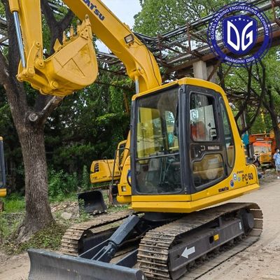PC60-7 Kullanılmış Komatsu Kazı makinesi Mini Komatsu Kazı makinesi