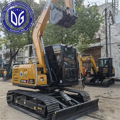 Sany SY75C 7.5 tonluk Gelişmiş Soğutma Sistemiyle Kullanılmış Çarpıcı Kazı makinesi