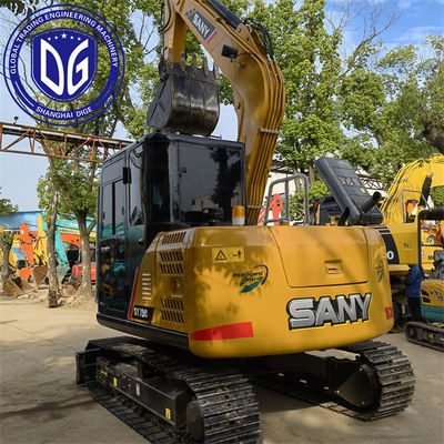 Sany SY75C 7.5 tonluk Gelişmiş Soğutma Sistemiyle Kullanılmış Çarpıcı Kazı makinesi