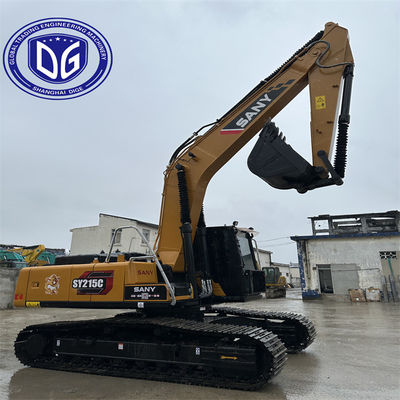 Kullanılmış Sany SY215 21.5Ton sürünen kazıcı düşük yakıt tüketimi motoru ile