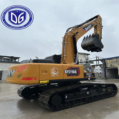 Kullanılmış Sany SY215 21.5Ton sürünen kazıcı düşük yakıt tüketimi motoru ile