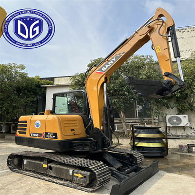 Sany Sy55C 5.5 Tonluk Kullanılmış Kazı Makinesi Hızlı Başlatma Motor Sistemi ve Parlak Ekran
