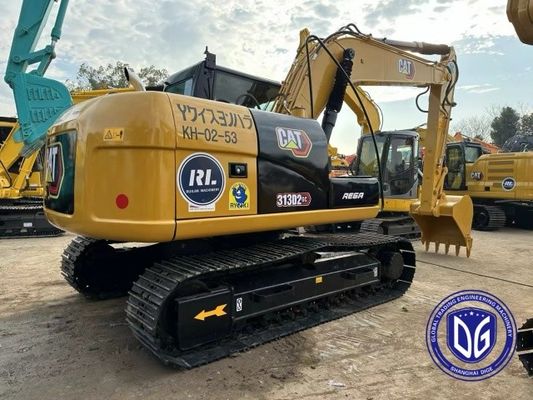 313D2GC Sıkı alanlar için kompakt tasarımı olan 13 tonluk kullanılmış tırtıl kazık makinesi