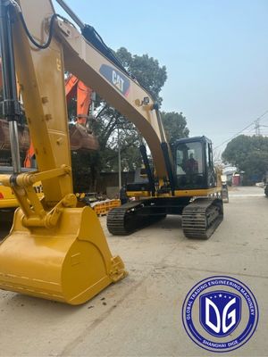 Kesme Kenarı Kullanılmış Caterpillar 329D Excavator 29T Pürüzsüz Hidrolik İşle