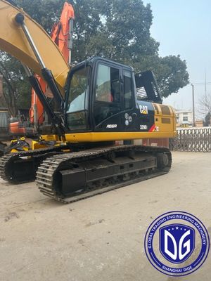 Kesme Kenarı Kullanılmış Caterpillar 329D Excavator 29T Pürüzsüz Hidrolik İşle
