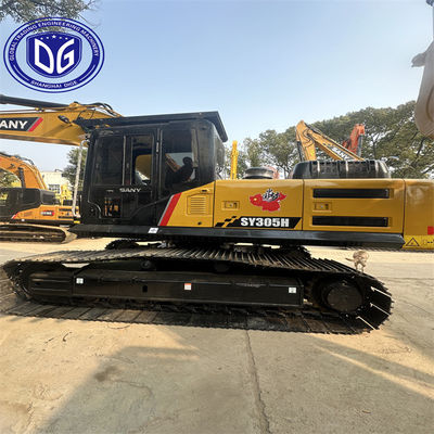 Sany SY305 30.5T Kullanılmış Hidrolik Kullanılmış Kazıcı Gelişmiş emisyon kontrol sistemi
