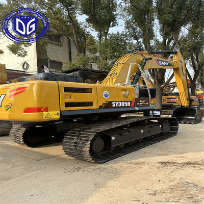 Sany SY305 30.5T Kullanılmış Hidrolik Kullanılmış Kazıcı Gelişmiş emisyon kontrol sistemi