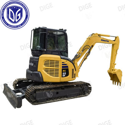 Hidrolik Komatsu PC55 Kazıcı 4D88E-6 Motor Modeli Ve Ağır İşler İçin Dayanıklı Yapı