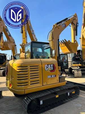 CAT 305.5E2 Kullanılmış kazık makinesi Caterpillar 5.5 tonluk mini kazık makinesi İyi kalitede Satılık