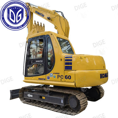 Ekonomik olarak verimli motor USED Gelişmiş hidrolik sistemleri olan PC60 kazıcı