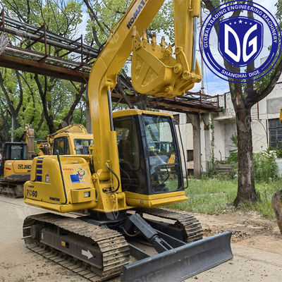 Japonya PC60 Kullanılmış Komatsu Kazı makinesi PC60 Kazı makinesi İkinci El Komatsu Kazı makinesi PC60