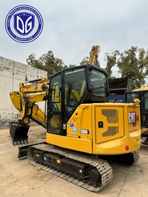 Kullanılmış CAT 306GC en yeni Caterpillar modeli 6 tonluk mini ekskavatör iyi kalitede, satışta