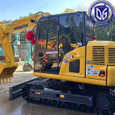Sıkı dayanıklı ağır makineler, Gelişmiş hidrolik sistemleri olan kullanılmış PC70 kazıcı