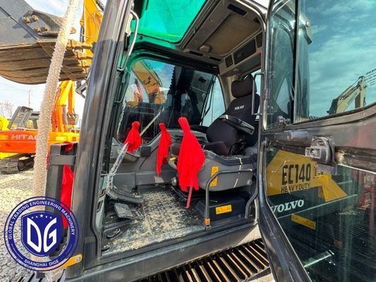 Ec140 Verimli soğutma fan sistemi olan 14 Ton kullanılmış Volvo Excavator