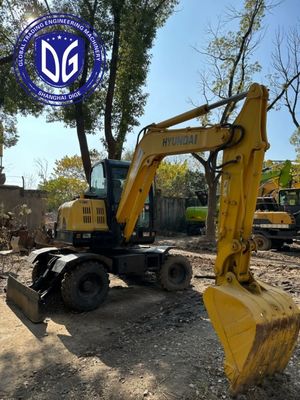 R60w-7 6 Ton Kullanılmış Hyundai Kazı Makinesi Ve Basit ve sezgisel kumandalar