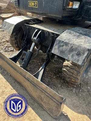 Hyundai Kullanılmış Tekerlekli Ekskavatör 60w-7 6 Tonlu Hidrolik Küçük Ekskavatör