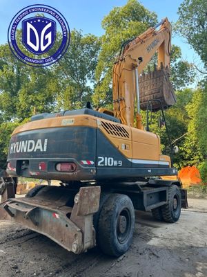 R210w-9 21 Ton Uyumlu Süspansiyon Sistemiyle Kullanılmış Hyundai Ekskavatörü