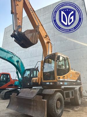 Süper dayanıklı R210w-9 21t Kullanılmış Hyundai Ekskavatörü