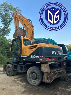 Süper dayanıklı R210w-9 21t Kullanılmış Hyundai Ekskavatörü