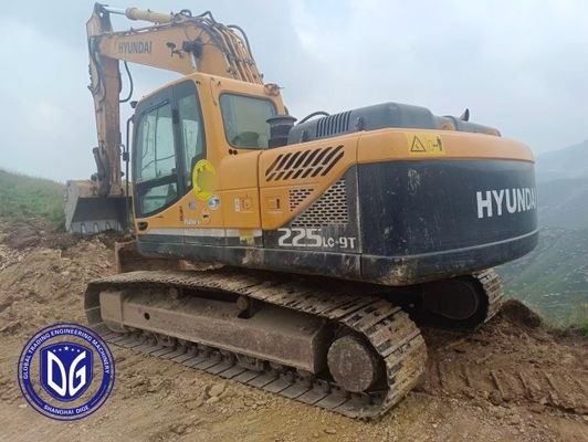 Kullanılmış Orijinal Hyundai 225 22.5 tonluk sürünen kazıcı Orta boy kazıcı, iyileştirilmiş istikrar