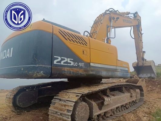 Kullanılmış Orijinal Hyundai 225 22.5 tonluk sürünen kazıcı Orta boy kazıcı, iyileştirilmiş istikrar