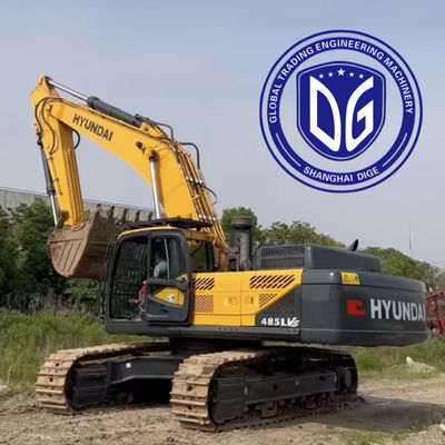 Yenilikçi R485 Kullanılmış Hyundai Excavator 48.5t Çoklu güvenlik özellikleri