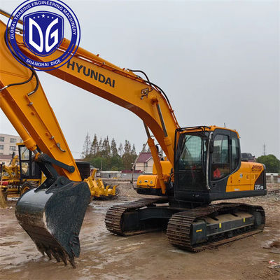 Kullanılmış Hyundai 22 Ton Ekskavatör 220LC-9S Hidrolik Sürünen Ekskavatör