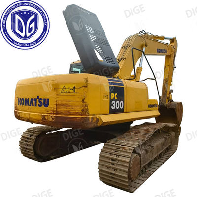 Komatsu PC300-7 30 tonluk sürünen kullanılmış kazıcı büyük madencilik makinesi