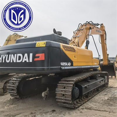 Orijinal R485LVS Kullanılmış Hyundai Ekskavatörü Kullanılmış Crawler Ekskavatörü Çalışma Durumu