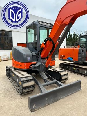 Düzenlenebilir koltuk tasarımı ZX50U Verimli fren sistemi ile 5 Ton Kullanılmış Hitachi Kazıcı