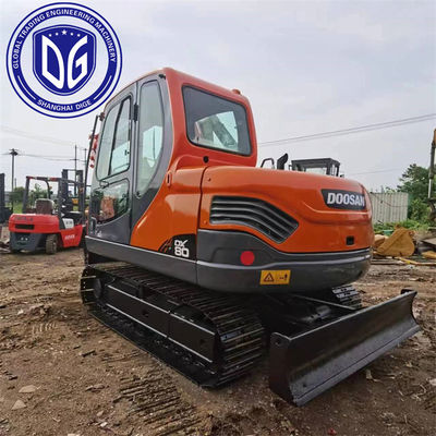 DX80 8 ton kullanılmış Doosan kazıcı kullanılmış hidrolik kazıcı