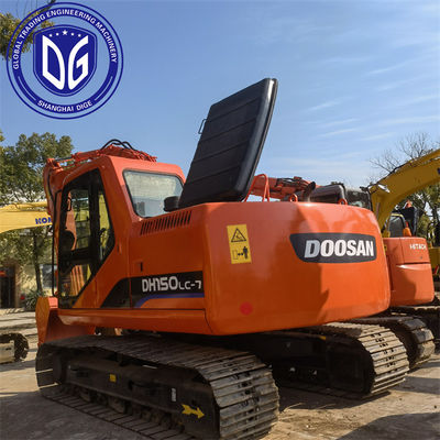 Kullanılmış Doosan DH150-7 sürünen kazıcı, 15 tonluk Kaliteli Hidrolik kazıcı Satılık