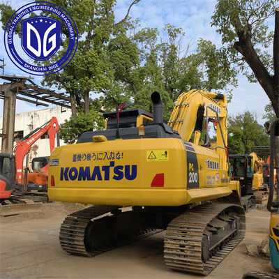 Köken Japonya PC200-8 Kullanılmış Komatsu Kazı makinesi PC200-8 Sürünen Kazı makinesi İkinci El Komatsu Hidrolik Kazı makinesi PC200-8