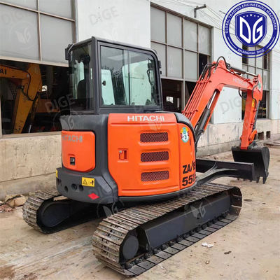 Japonya ZX55 Kullanılmış Hitachi Kazı makinesi ZX55 Çarpıcı Kazı makinesi İkinci el Hitachi Hidrolik Kazı makinesi ZX55