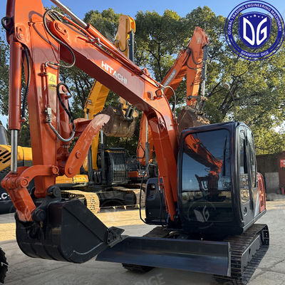 Yumuşak Kullanımlı ZX60 6 Ton Kullanılmış Hitachi Kazıcı Yüksek Kaliteli Bileşenlerle