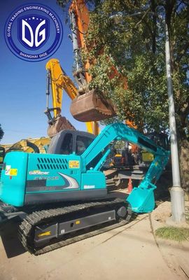 Güçlü tahrik sistemi olan manevrable Sk75 Kullanılmış Kobelco 7.5 tonluk kazıcı